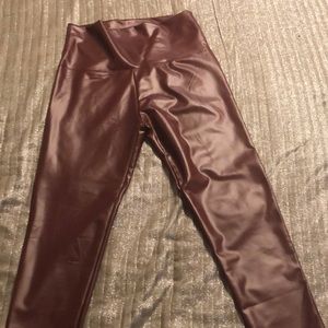 Faux Leather Pants